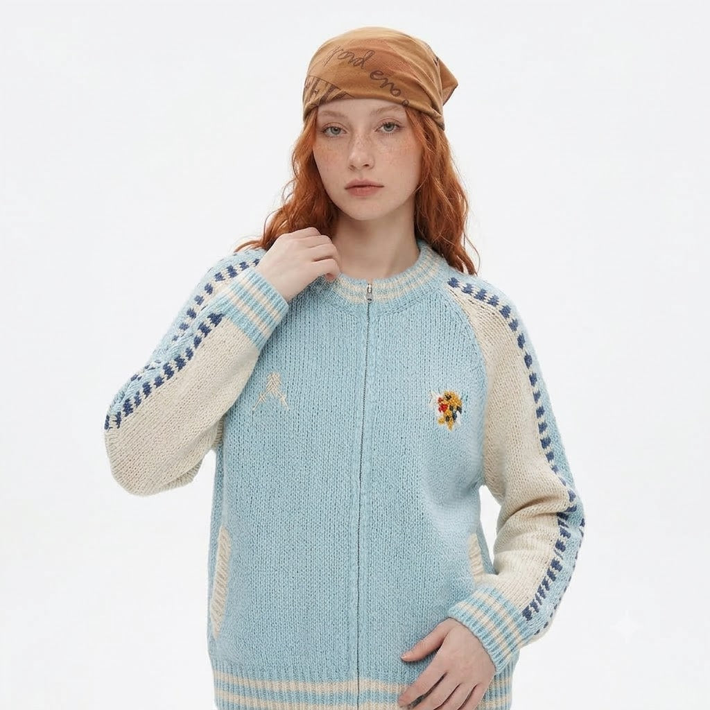 Cardigan knitted sweater for women | MuddyStock Originals