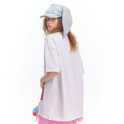 Creative Printing Cotton Short Sleeve Women MuddyStock
