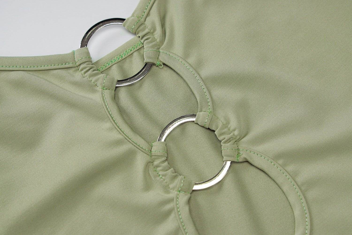 Cutout Front Navel Slim Fit Sling Top | MuddyStock Originals MuddyStock