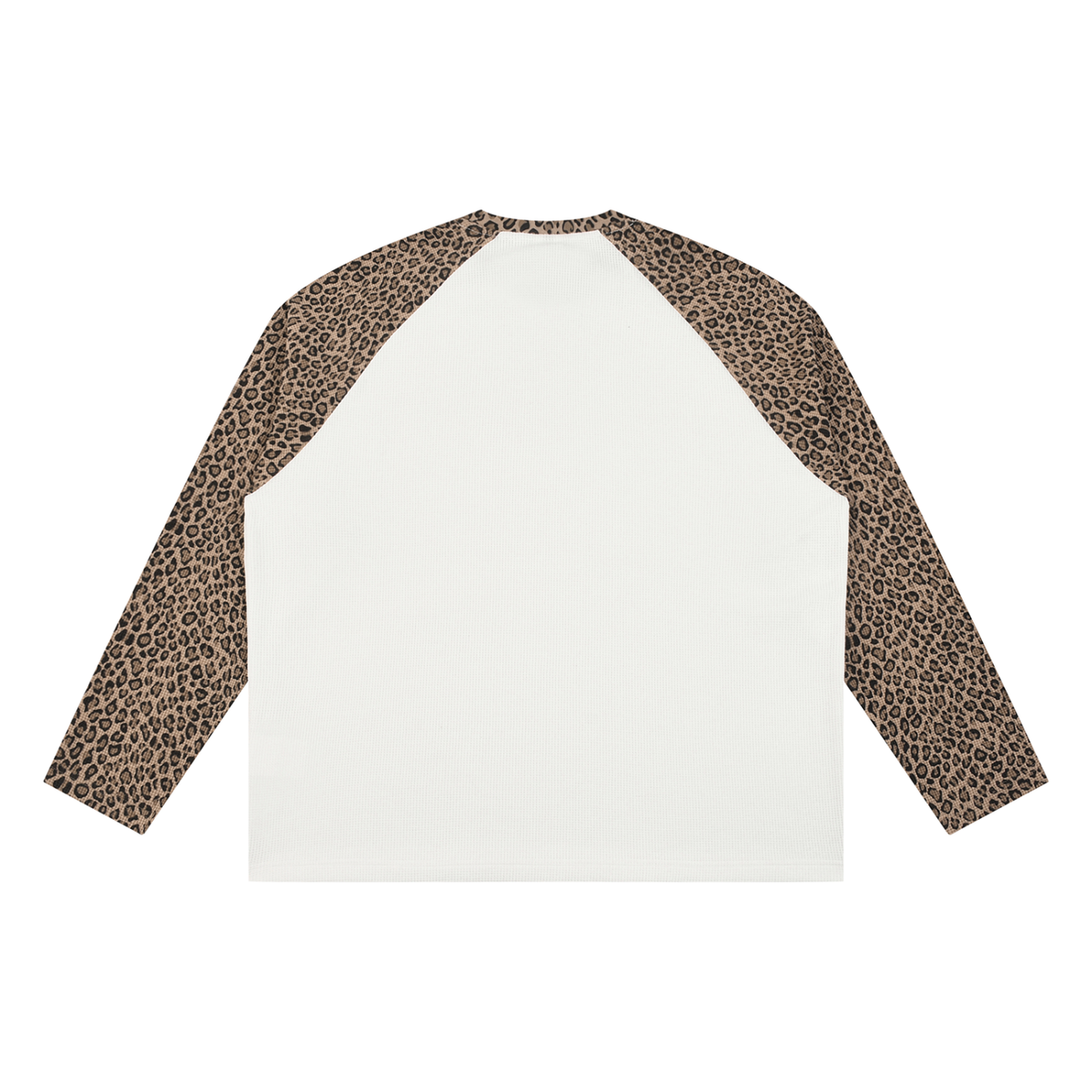 Unisex Leopard Panel Waffle T-Shirt | MuddyStock Originals