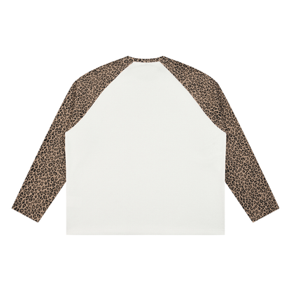 Unisex Leopard Panel Waffle T-Shirt | MuddyStock Originals