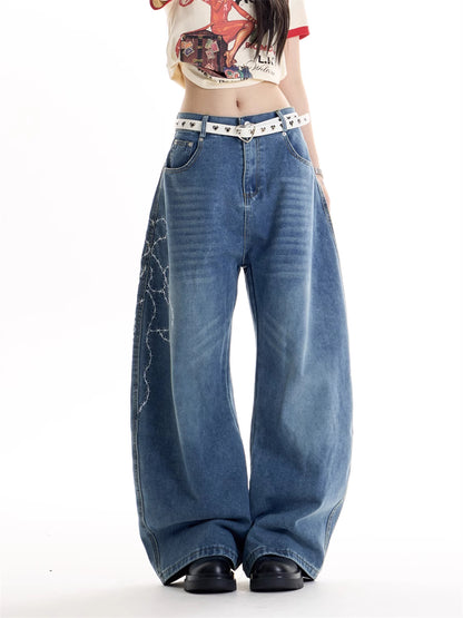 American Retro Machete Jeans For Women