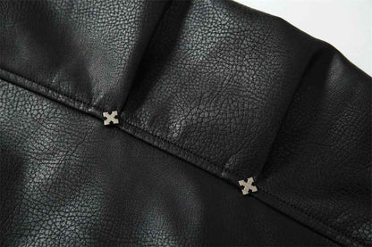 American Retro Angel Wings Statue Printed Loose Jacket For Men MuddyStock