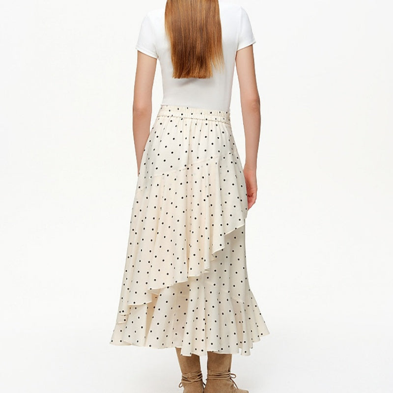 Summer New Irregular Ruffle Hem Skirt For Women All Products
