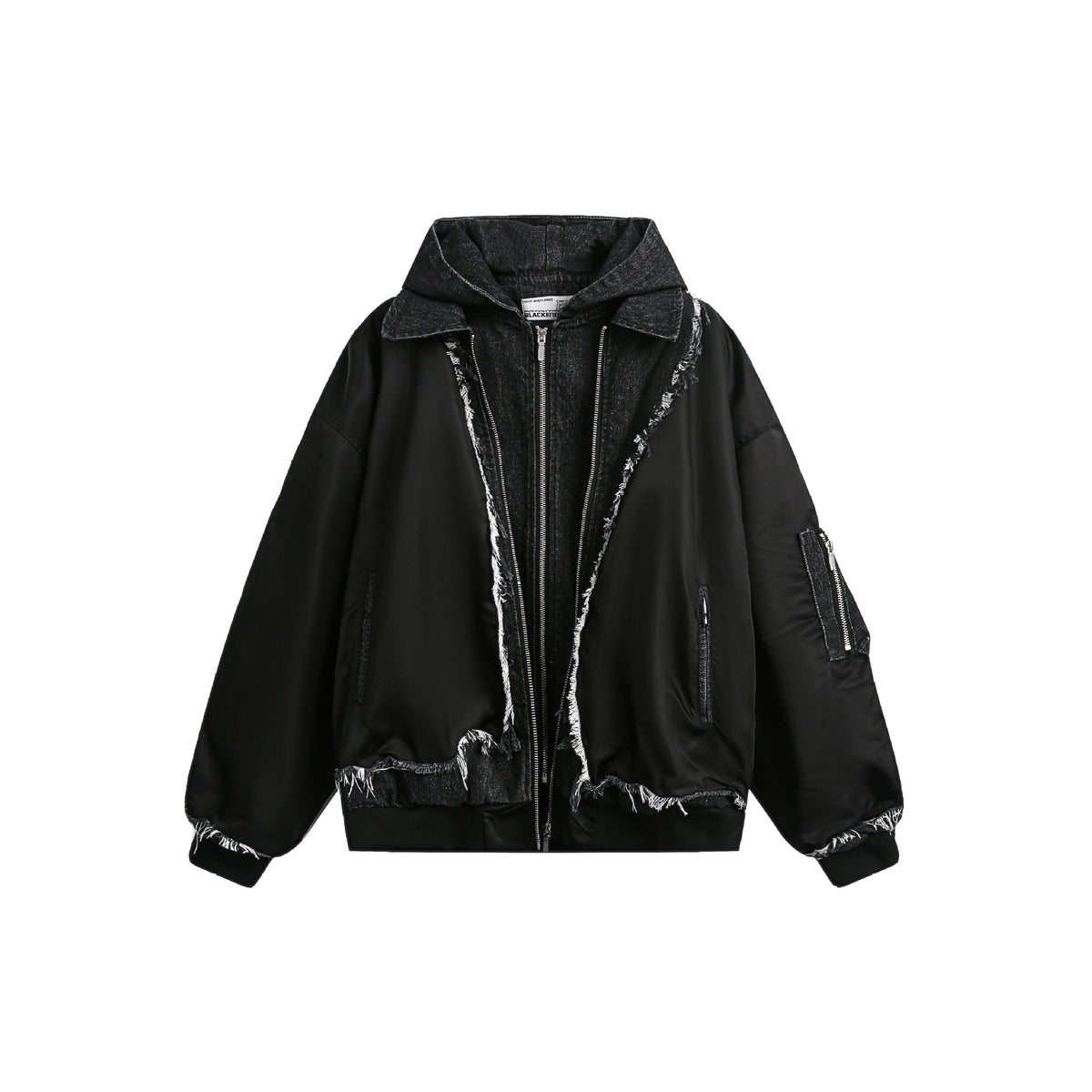 American Retro Washing Heavy Industry Stitching Hoodie For Men
