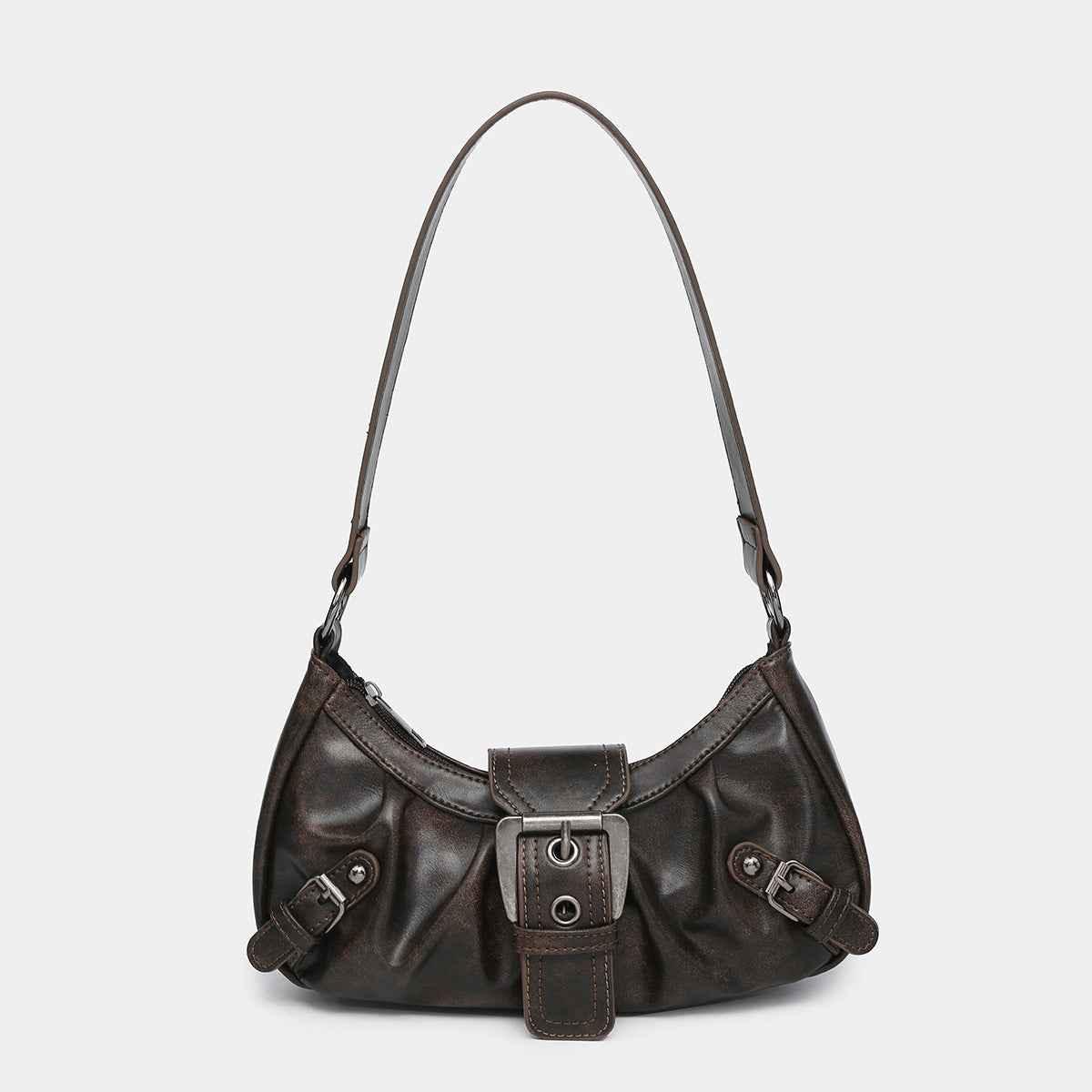 Women's Vintage Two-tone Shoulder Bag null