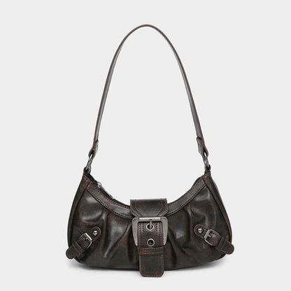 Women's Vintage Two-tone Shoulder Bag null