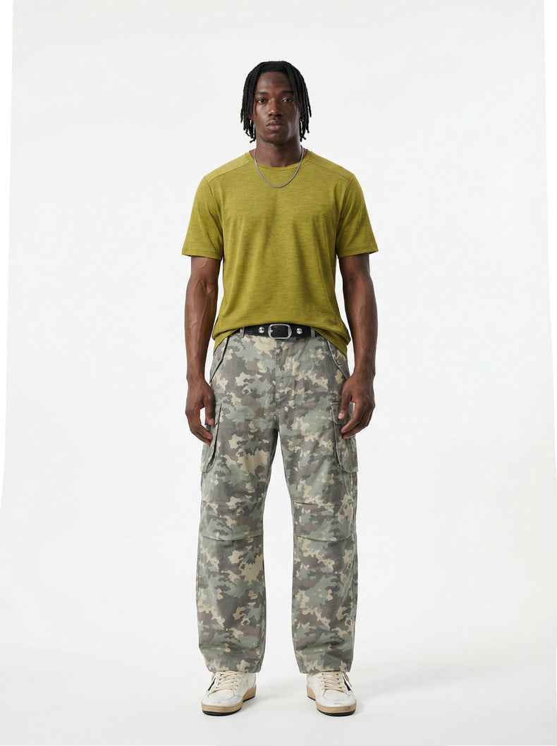 Men's Outdoor Moisture-Wicking Quick-Drying Short-Sleeve T-shirt MuddyStock null