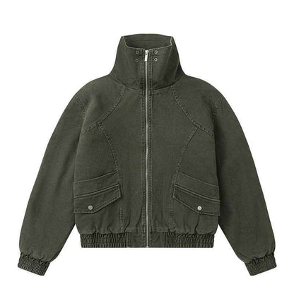 High Collar Warm Cotton-padded Puffer Jacket For Men MuddyStock