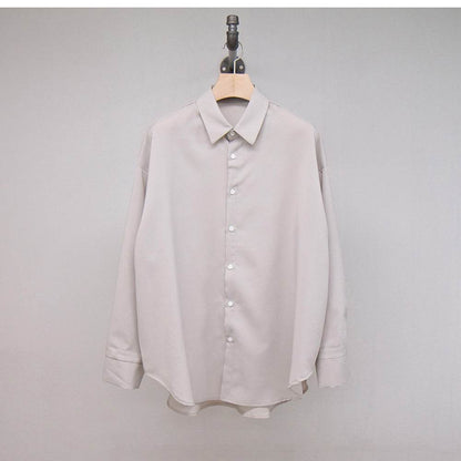 Men's Fashionable And Versatile Loose Casual Shirt Khaki MuddyStock