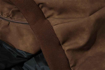 American Street Letters Embroidered PU Leather Jacket Men Fashion Brands Motorcycle Clothing MuddyStock