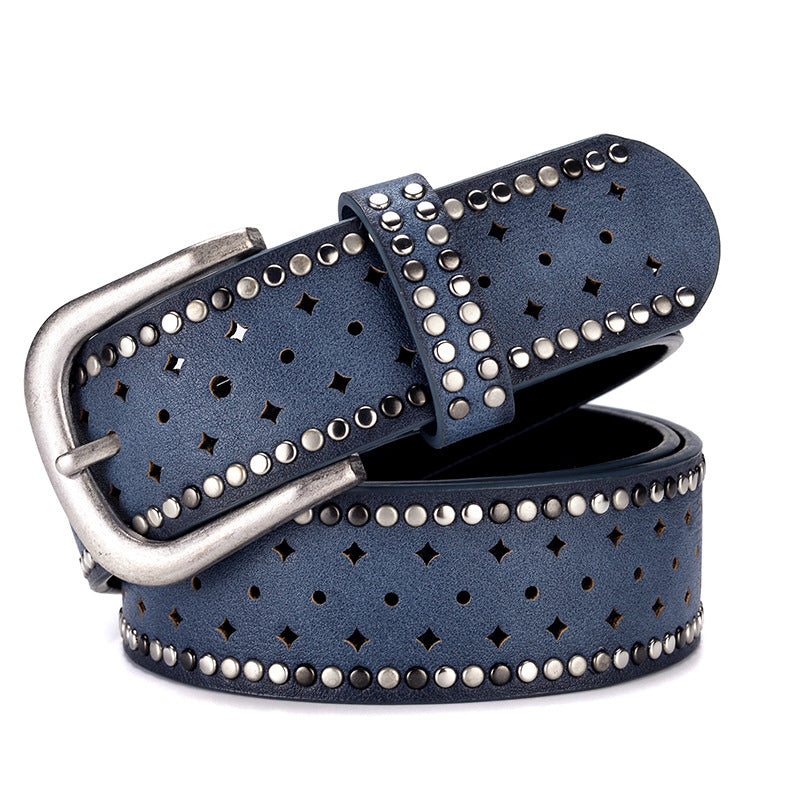 Fashion Casual Belt For Women Dark blue