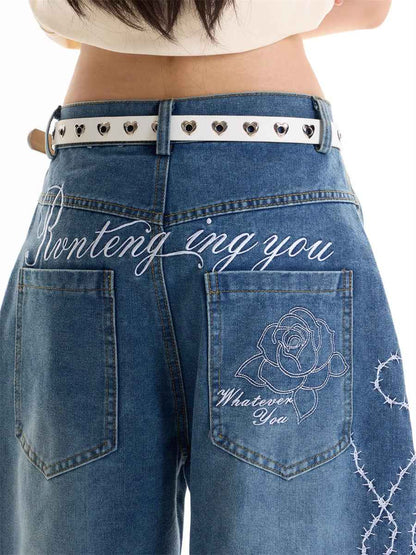 American Retro Machete Jeans For Women