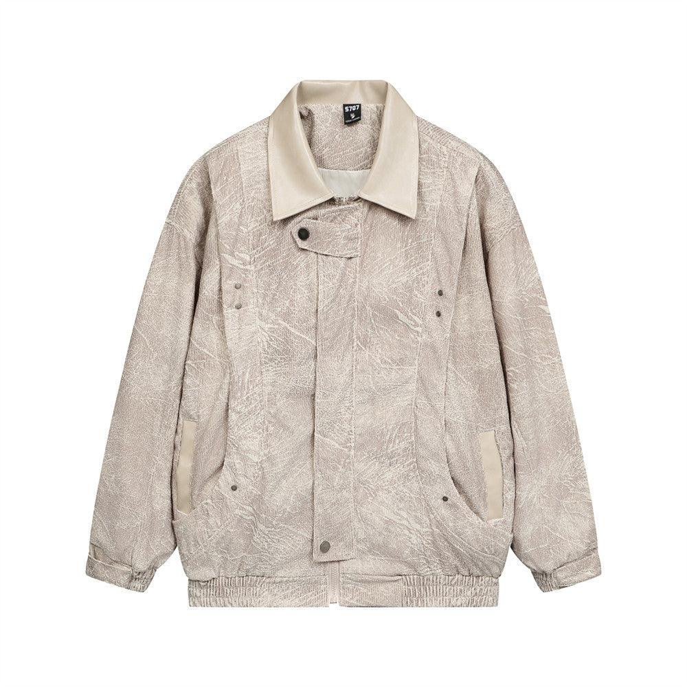 Tie-dyed Old Dark Pattern Baggy Coat For Women All Products