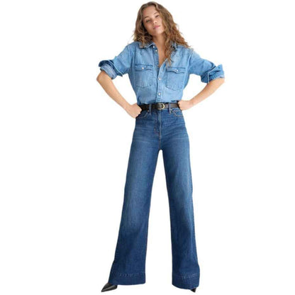 Loose Jeans For Women Blue Lengthened MuddyStock