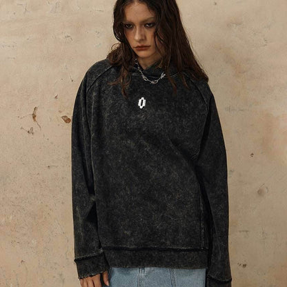 Embroidery Burr Patchwork Sweater For Women MuddyStock