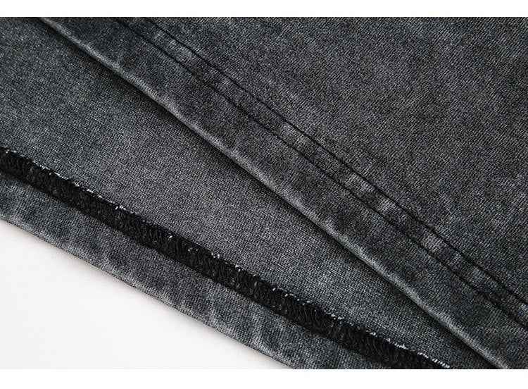 Summer Retro Worn Looking Washed-out Letter Print Short-sleeve T-shirt For Women MuddyStock