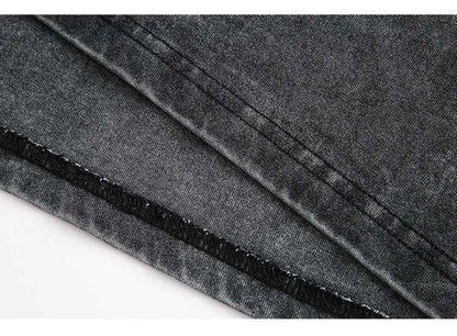 Summer Retro Worn Looking Washed-out Letter Print Short-sleeve T-shirt For Women MuddyStock