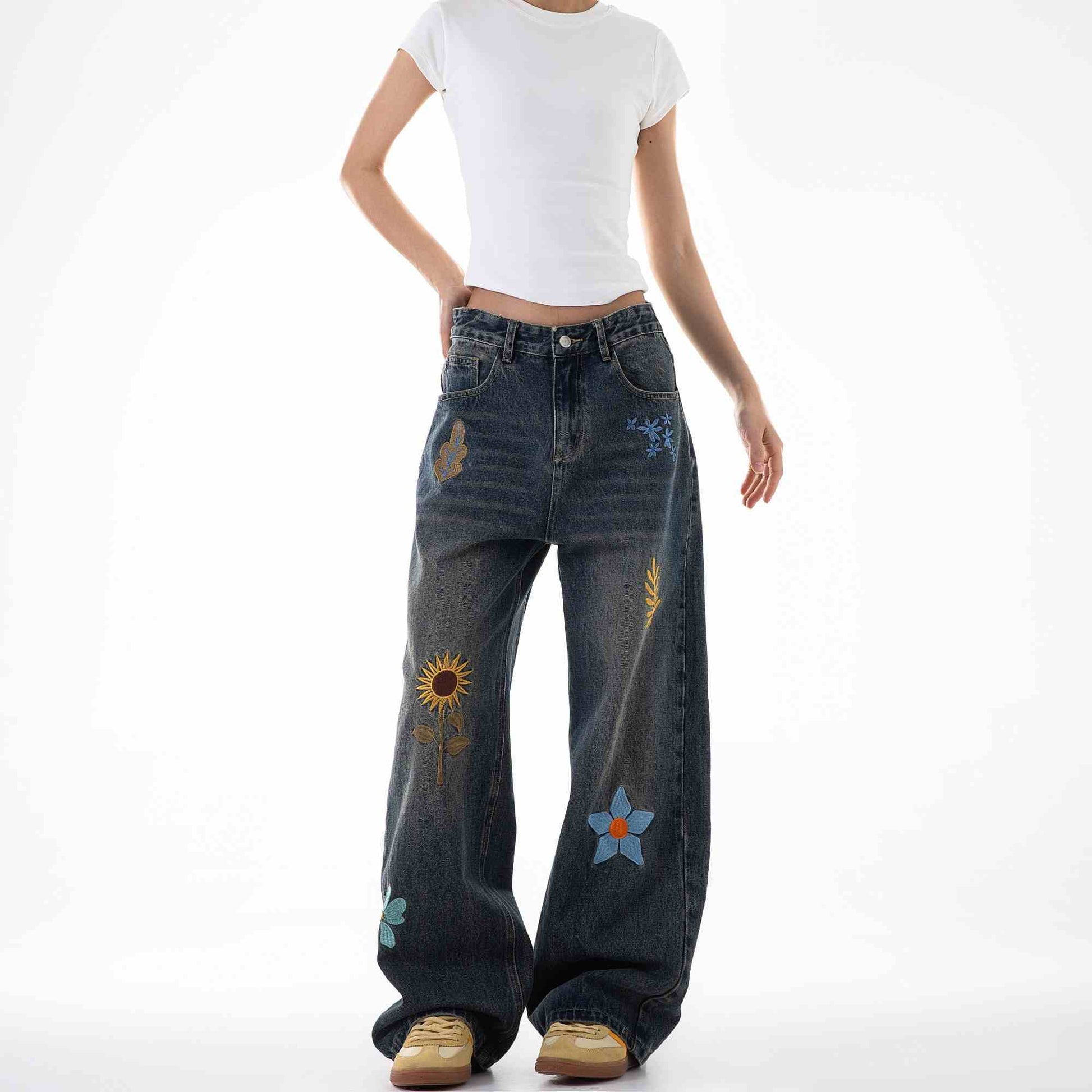 Casual Loose Wide-leg Pants For Women MuddyStock