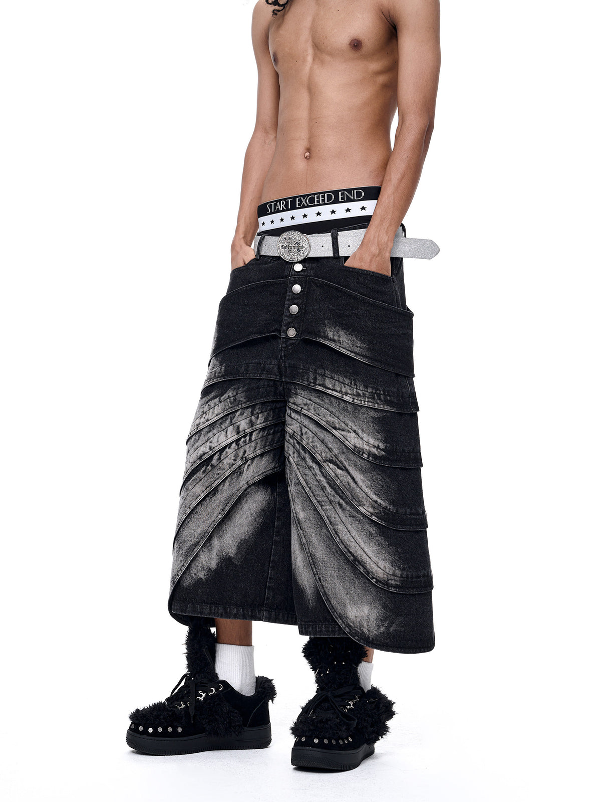 Men's Five-button Cropped Denim Jeans All Products