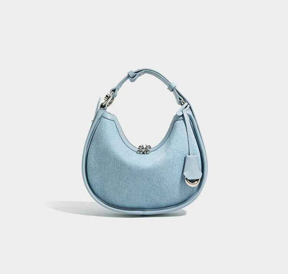 Women's Fashion Crossbody Shoulder Bag Blue 27x6x22CM