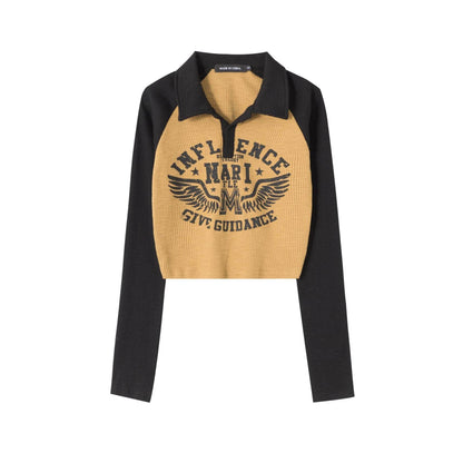 Raglan Sleeve Long Sleeve Top For Women MuddyStock