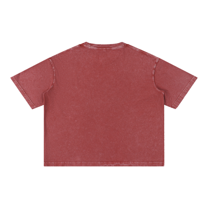 Mineral Wash Boxy Cotton T-Shirt For Men | MuddyStock Originals