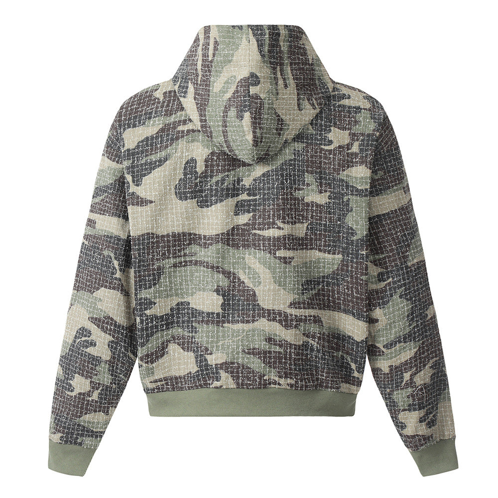 European And American Men's Loose Short Hoodie