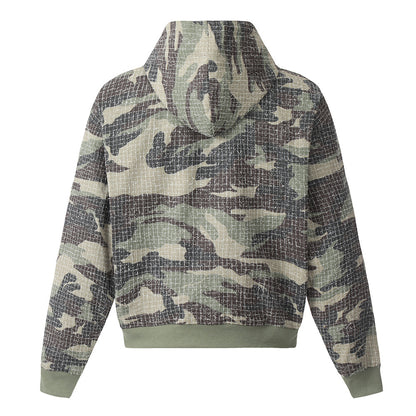 European And American Men's Loose Short Hoodie