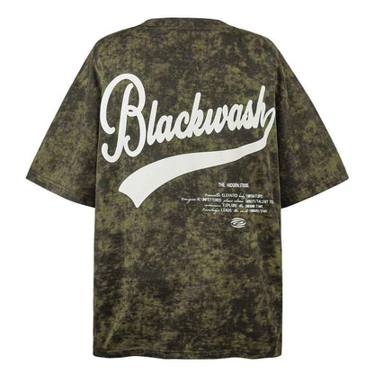 Tie-dye Letter Print Short-sleeve T-shirt For Men null
