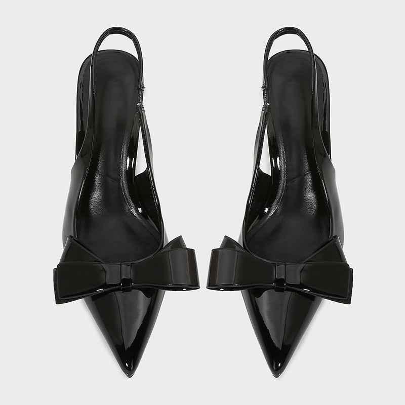 Pointed-toe Bow-knot Sandals null