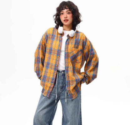 Plaid Shirt For Women null