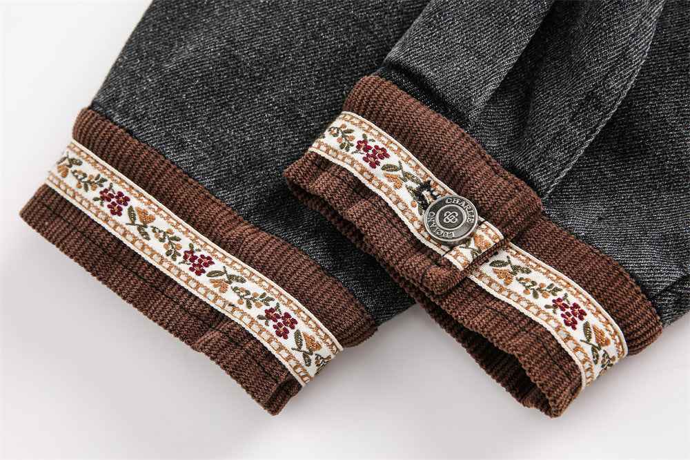 Punk Loose Wash Distressed Denim Jacket For Men And Women MuddyStock