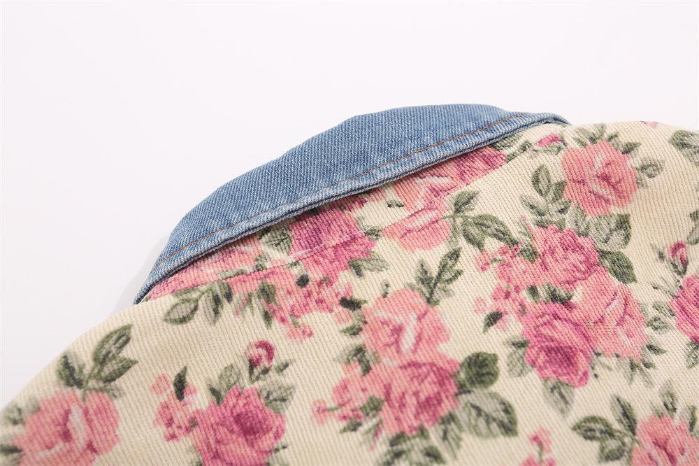 Floral Print Long Sleeve Shirt For Women All Products