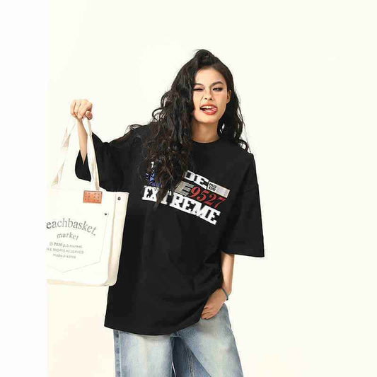 Retro Short-sleeved T-shirt For Women MuddyStock