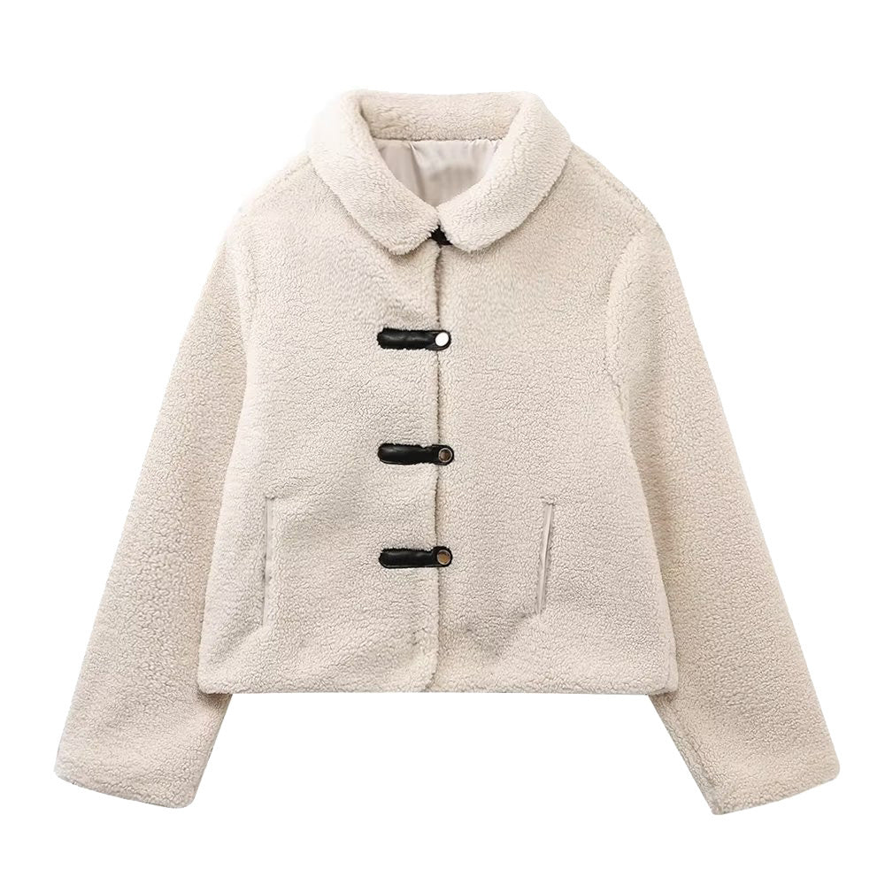 Fashionable All-match Fleece Short Jacket All Products