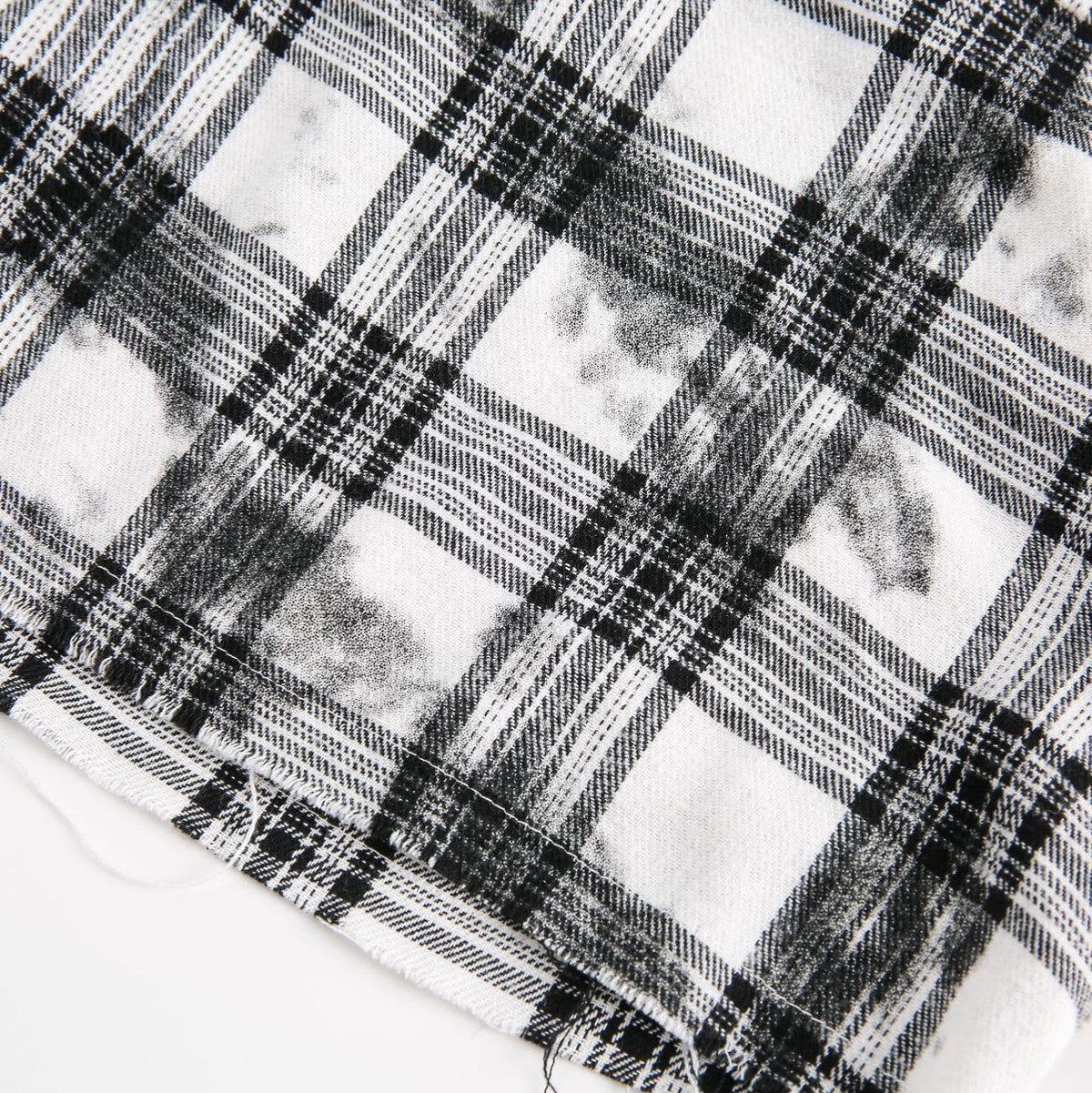 Retro Plaid Loose Short Sleeve Shirt For Men