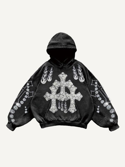 Gothic Hoodie For Women Black