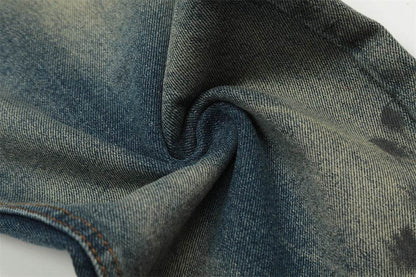Distressed Dirty Ripped Jeans For Men MuddyStock