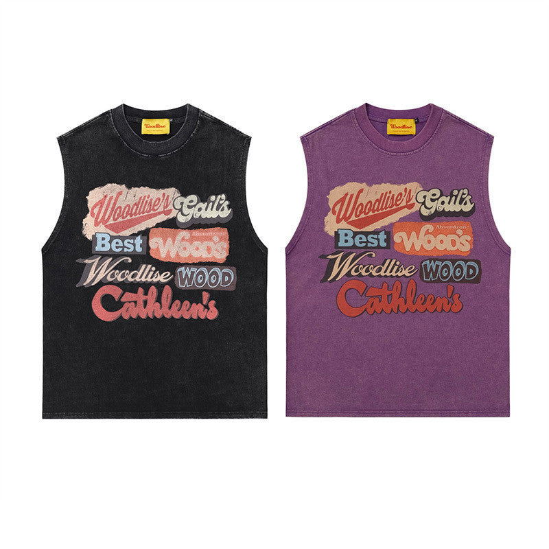 Retro Street Vibe Vest For Men