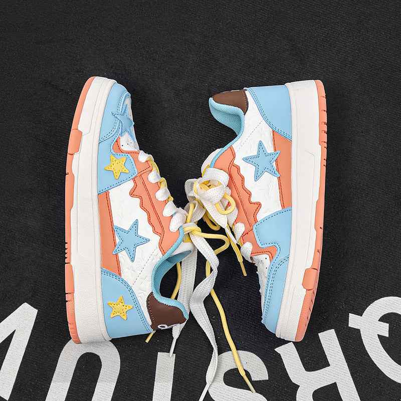 Star Collision Color Shoes For Men And Women null