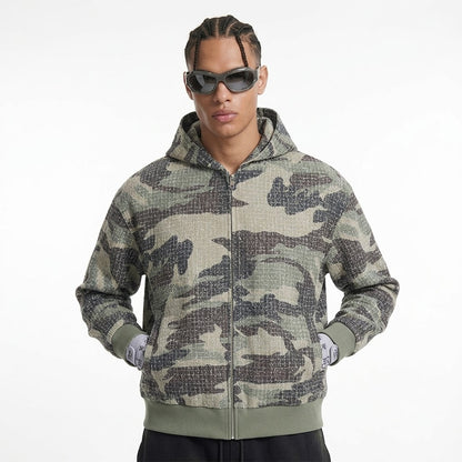 European And American Men's Loose Short Hoodie