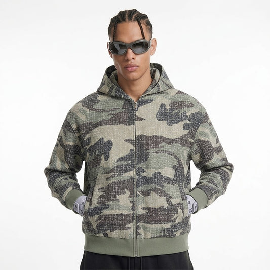European And American Men's Loose Short Hoodie