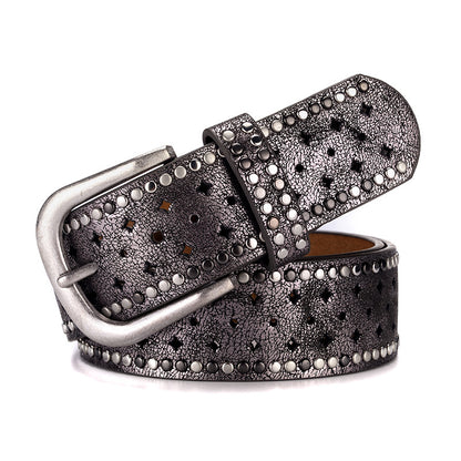 Fashion Casual Belt For Women Gun black