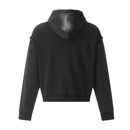 Spray Painting Old Dirty Hoodie For Women null