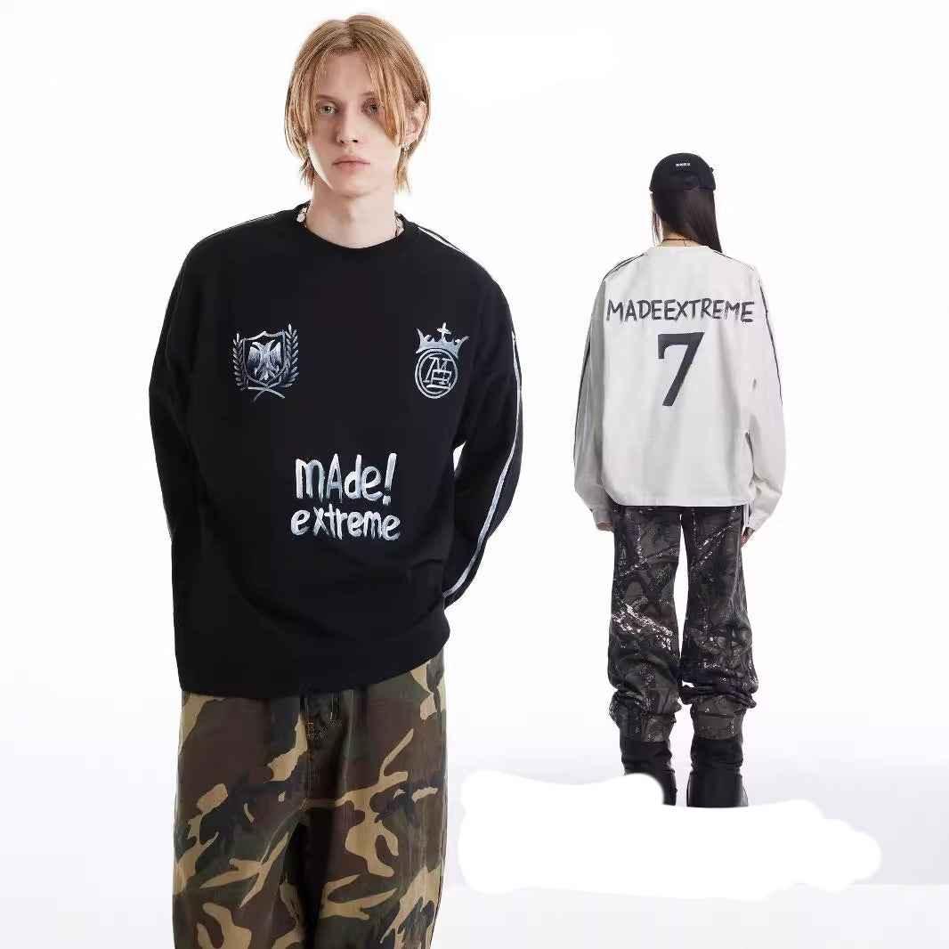 Washed Old Printing Hand Painted Jersey For Men And Women MuddyStock