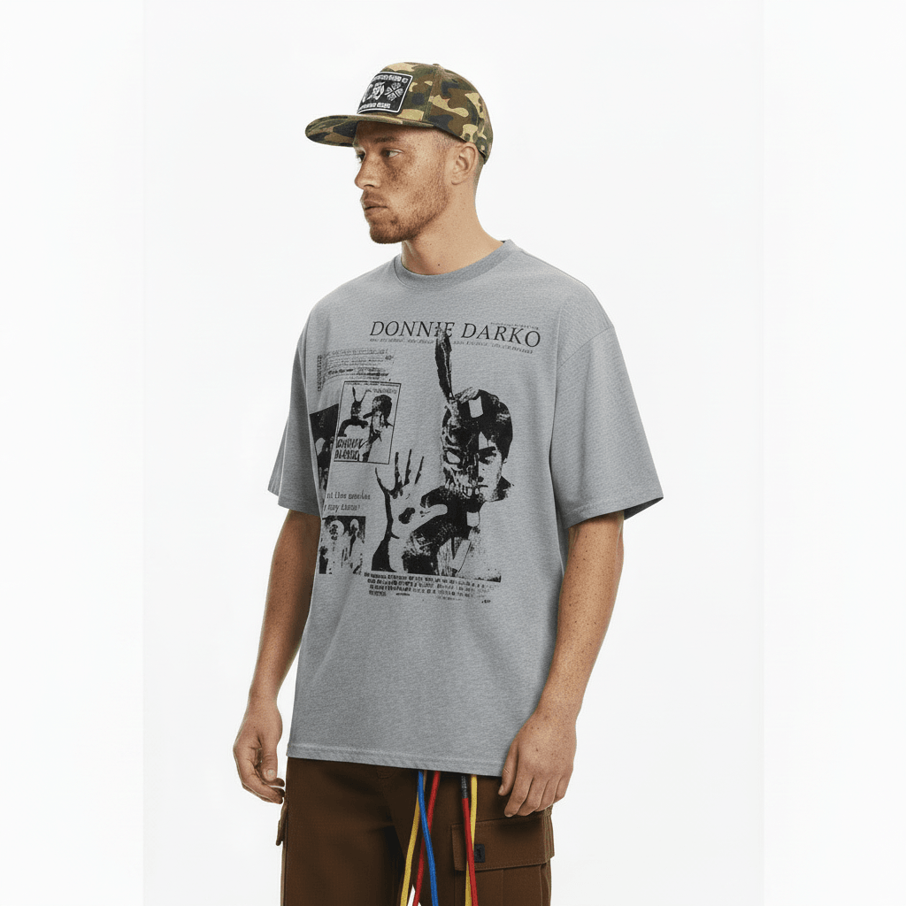 Character printed short sleeved t-shirt for men | MuddyStock Originals