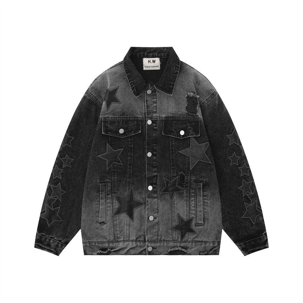 Five-pointed Star Jacket Women Black null