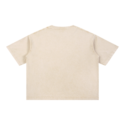 Mineral Wash Boxy Cotton T-Shirt For Men | MuddyStock Originals