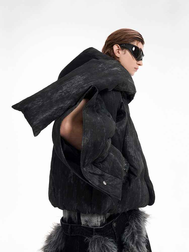 Dark Structure Men's Hooded Cotton Coat Jacket All Products